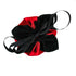 SiaLinda: Pompadour Tasche Sina II, rot / schwarz, Satin - SiaLinda.com